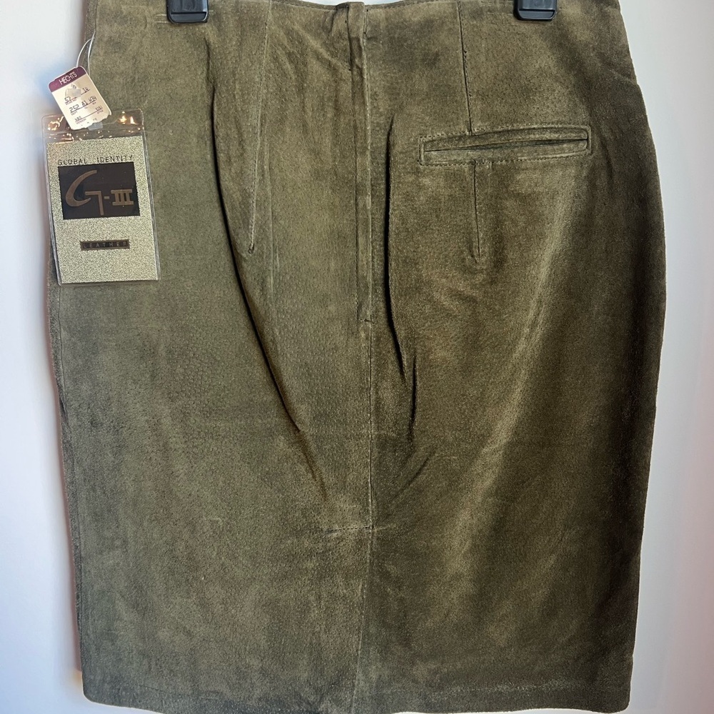 NWT Global Identity G-Ill vintage leather midi skirt - Picture 9 of 14